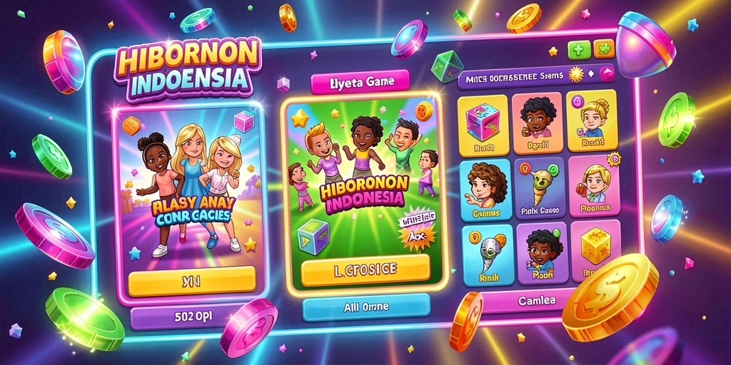 winidn - Screenshot memperlihatkan variasi permainan yang tersedia.