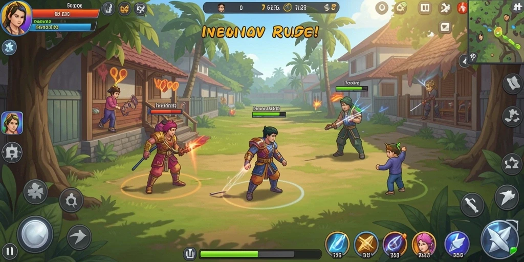 wisnu123 - Menunjukkan berbagai item yang bisa dikumpulkan di dalam game.